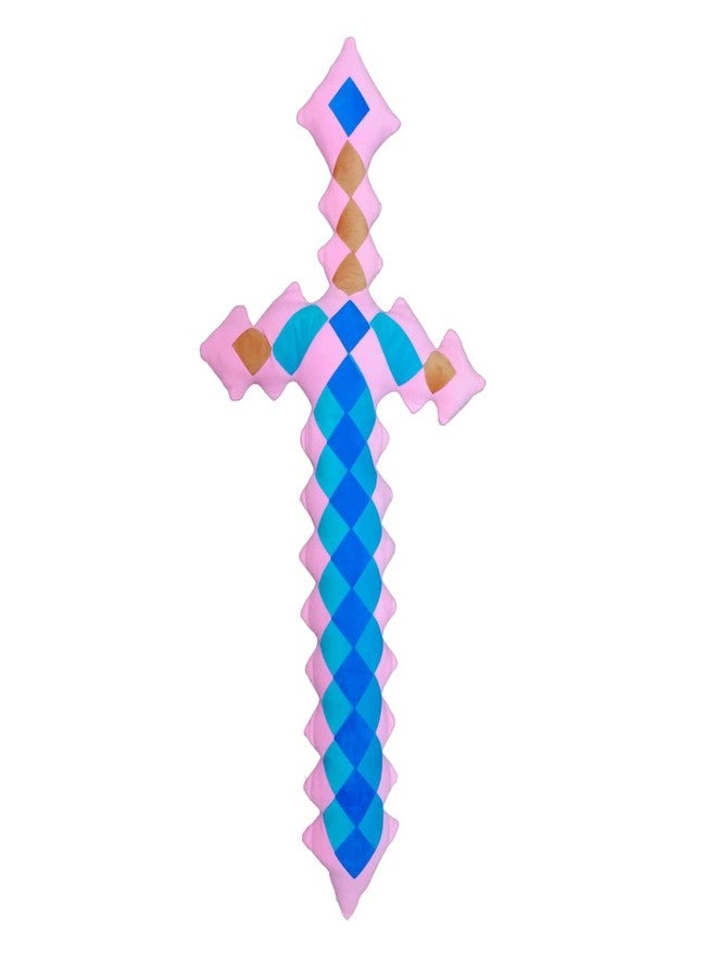 TechMax Solution Kid Techmax Sword - Fully Made In India -Plush Soft Sword Toy (65 Cm, Pink-Sword) - Image 1